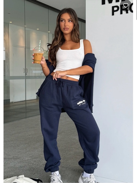 White Fox Boutique Pants - WHITE FOX ERA 8  JOGGER NWT NAUTICAL XXS OVERSIZED